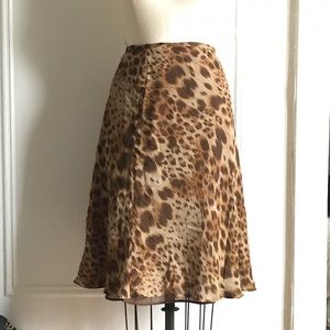 Leopard Print Skirt